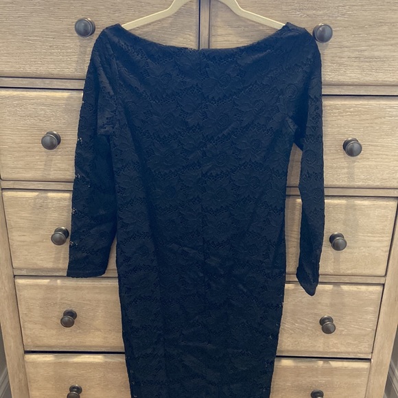 Ingrid and Isabel black, lace, maternity dress - Picture 3 of 3